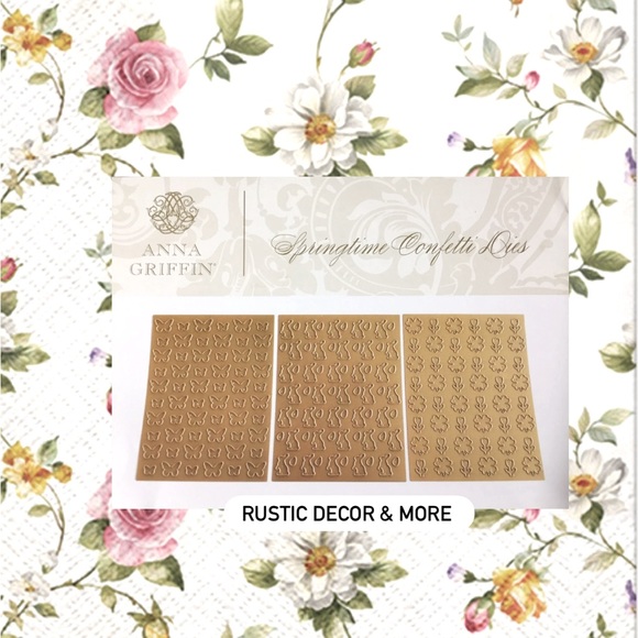 Anna Griffin Springtime Confetti Dies Bunny’s, Clovers, Butterflies, Retired” - Picture 2 of 2